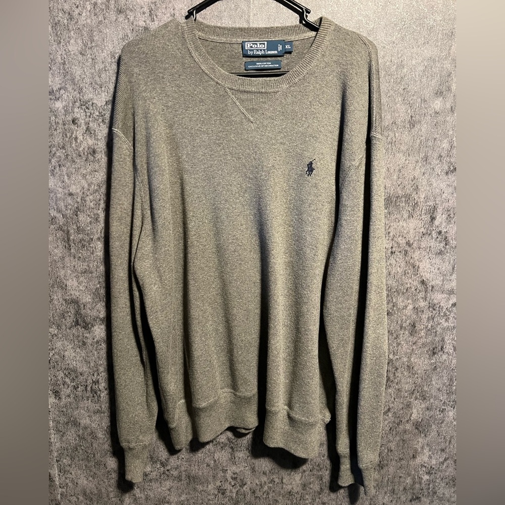 Ralph Lauren Polo Men's Gray Crewneck Sweater